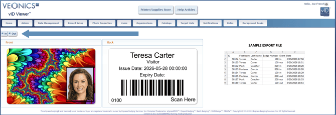 scan default badge
