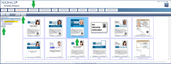 veonics portal template designer search-1